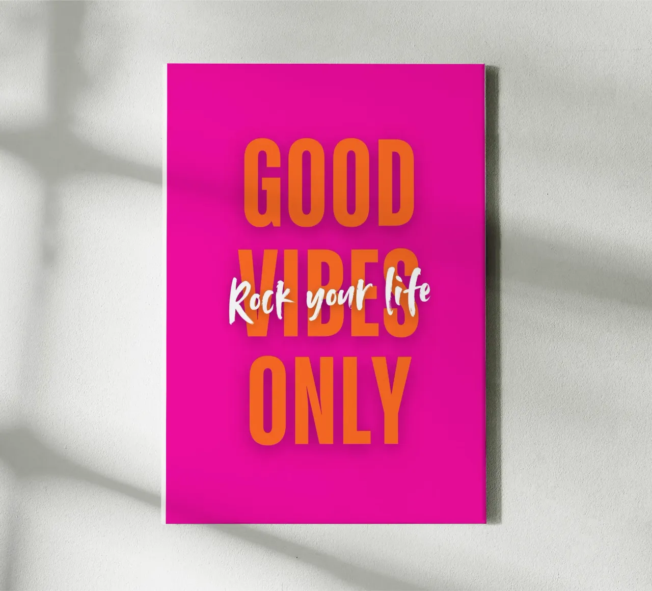 Good Vibes Only - Rock your life tela da DigiWunderwerk