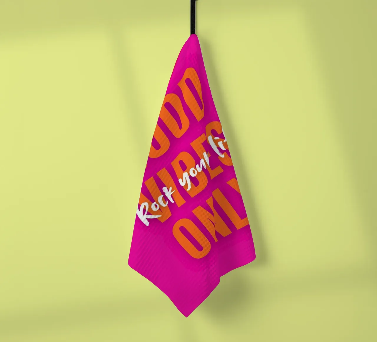 Good Vibes Only - Rock your life canovaccio da cucina da DigiWunderwerk