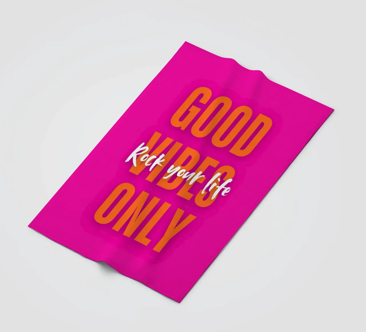 Good Vibes Only - Rock your life coperta in pile da DigiWunderwerk