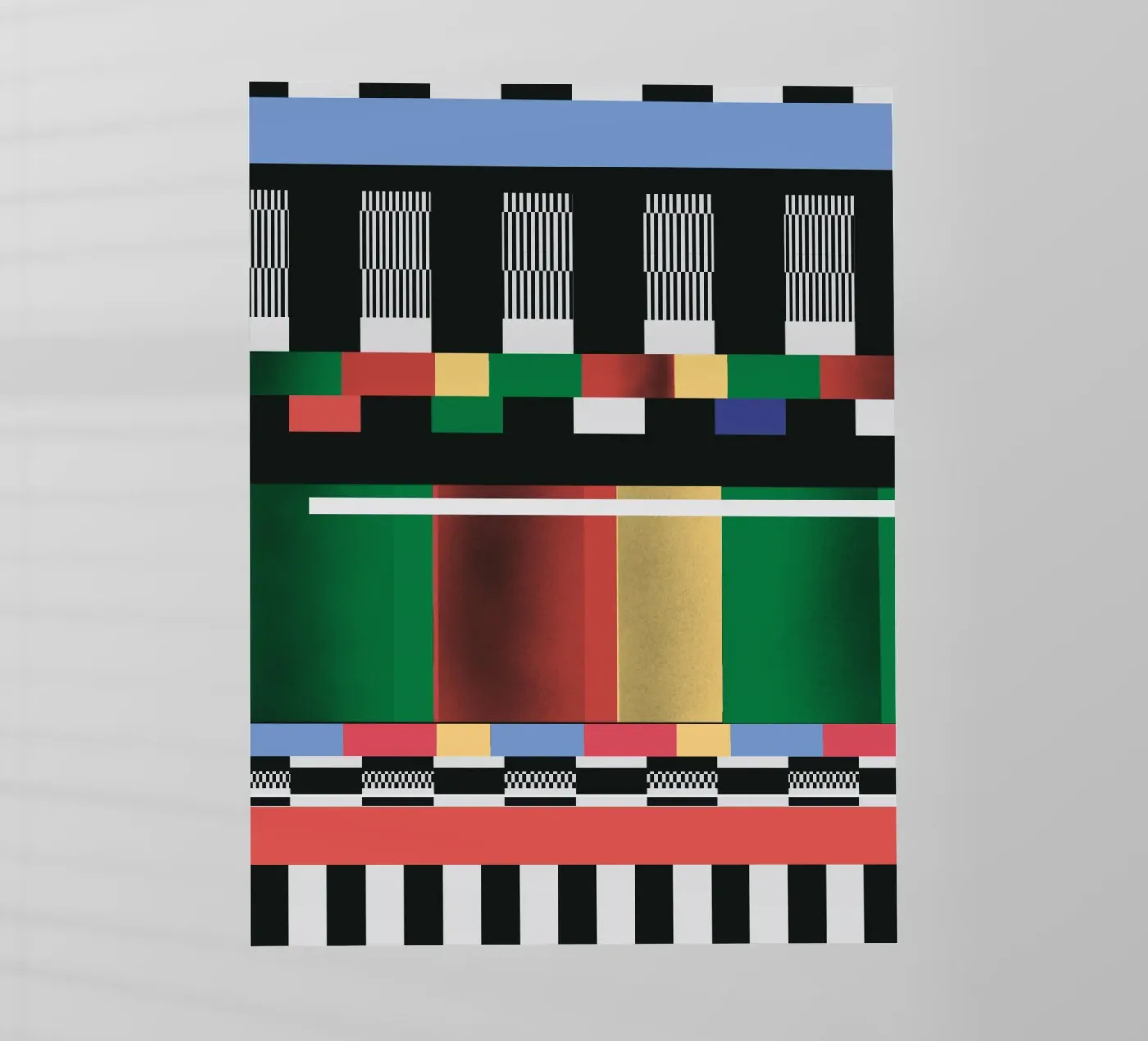 Glitches pattern 01 backlit film by Little Dean