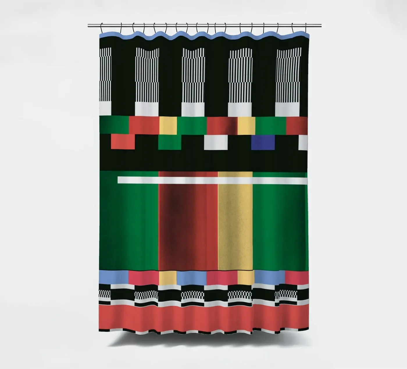 Glitches Muster 01 Duschvorhang von Little Dean