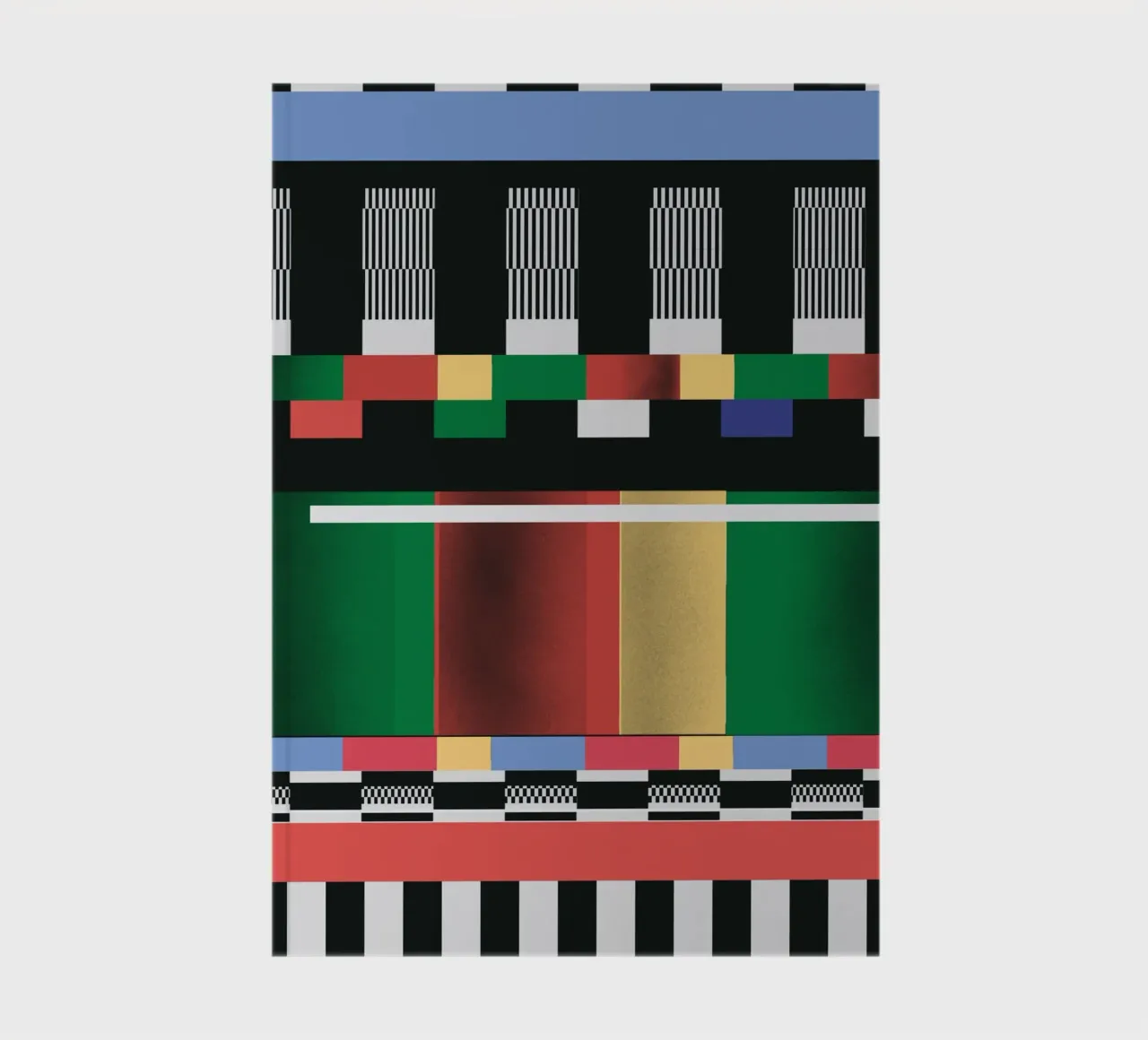 Motif de glitches 01 carnet de notes de Little Dean