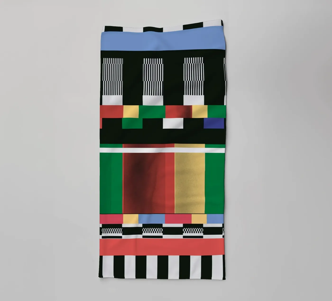 Glitches Muster 01 Handtuch von Little Dean