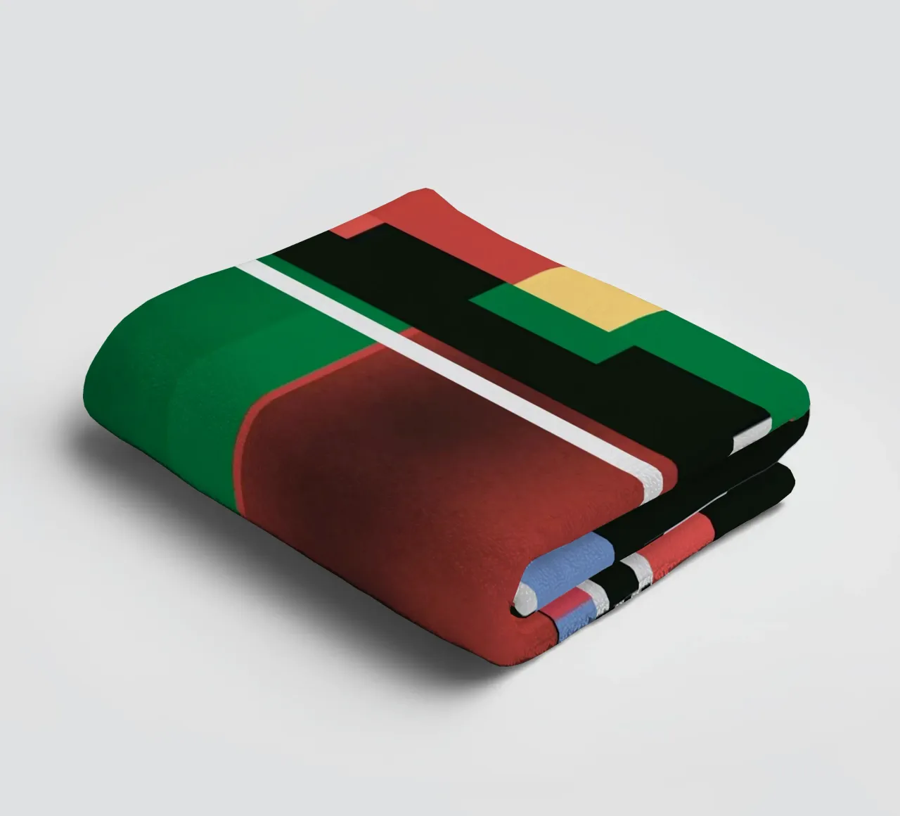 Glitches pattern 01 towel by Little Dean