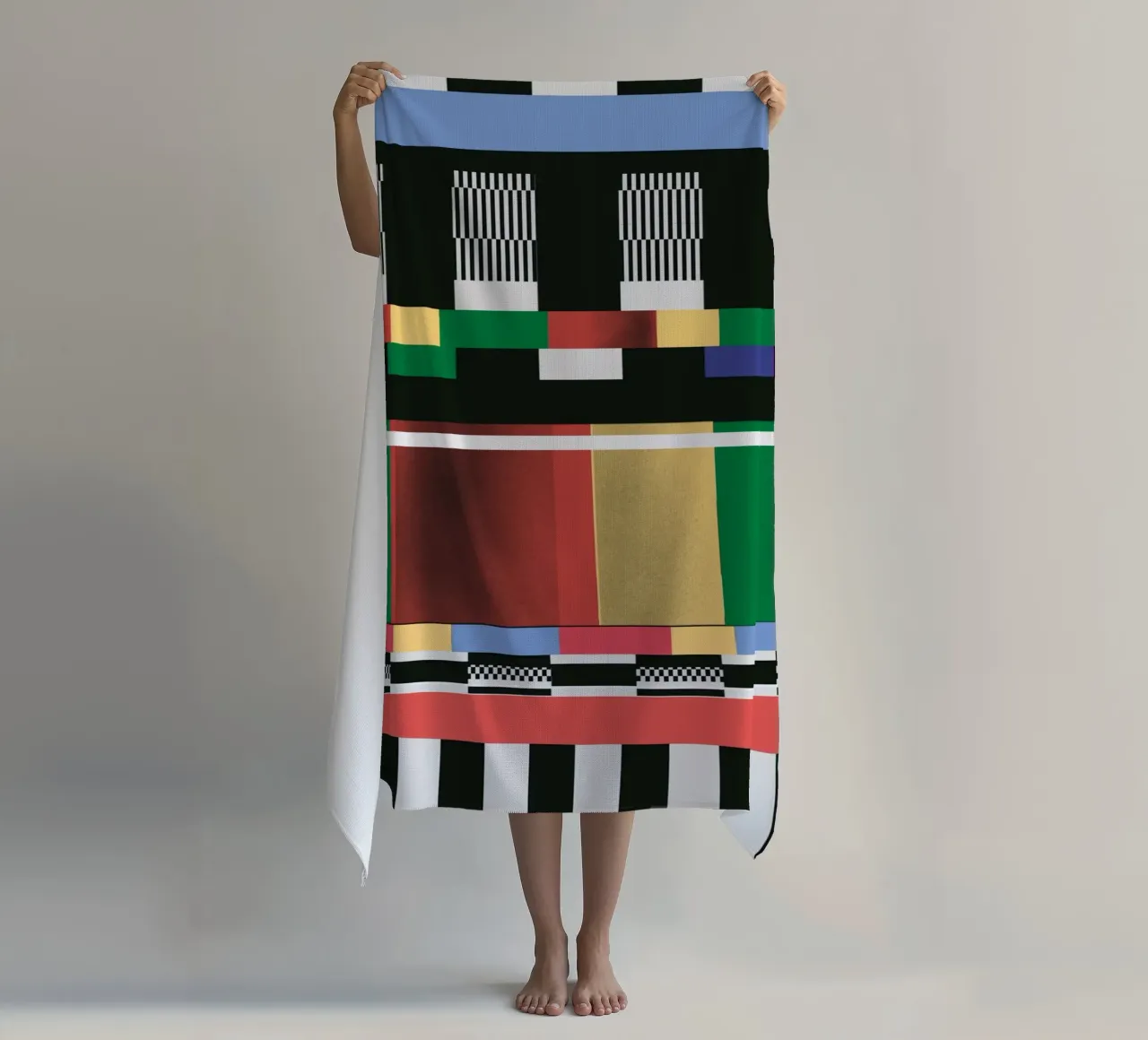 Storing patroon 01 strandhanddoek van Little Dean