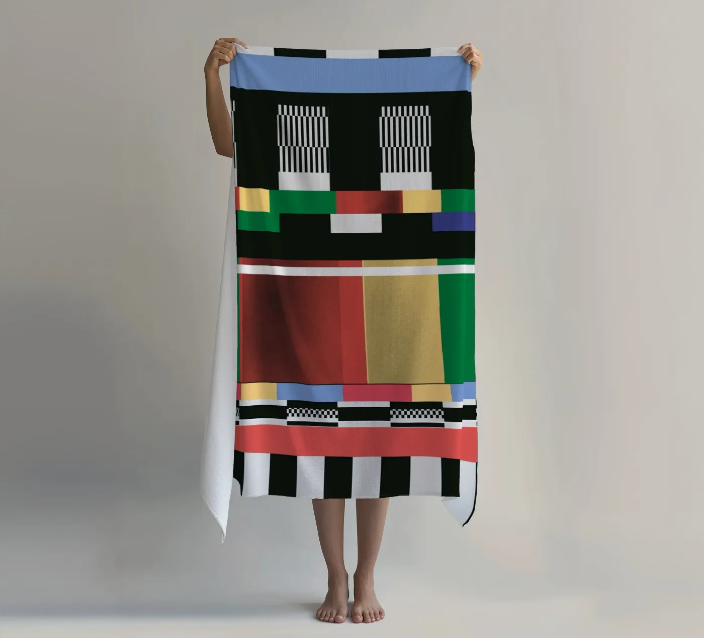 Storing patroon 01 strandhanddoek van Little Dean