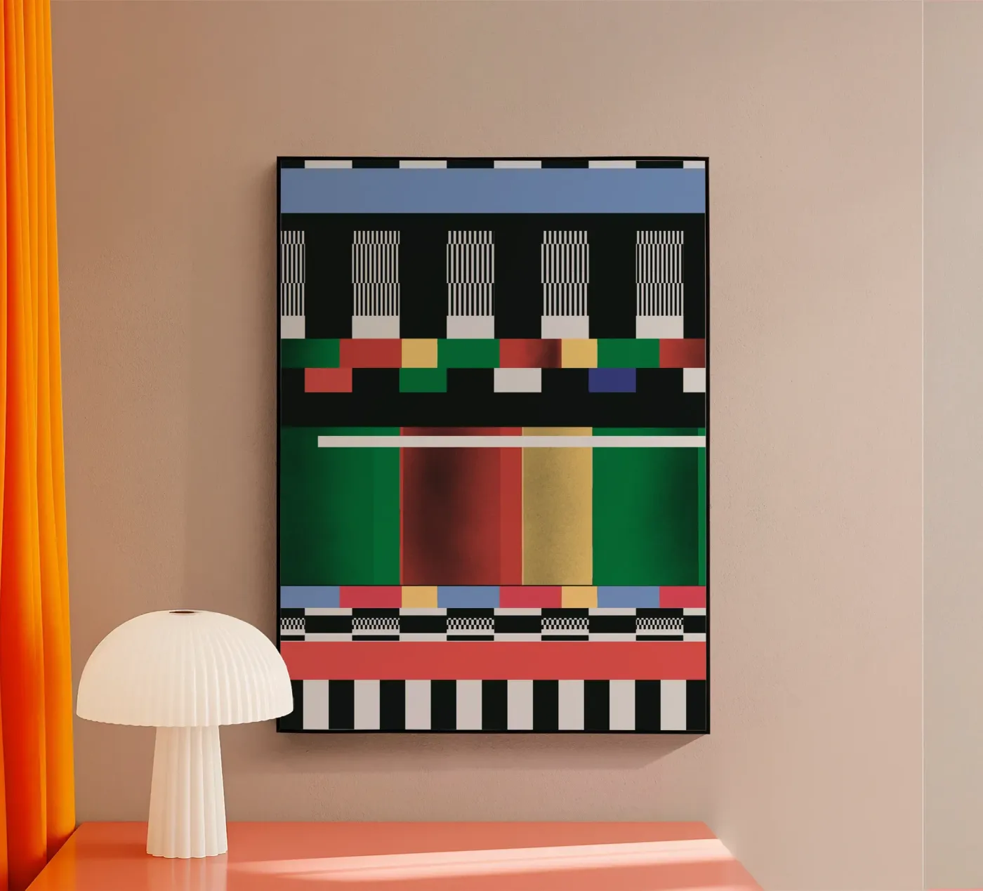 Glitches pattern 01 plexiglass da Little Dean