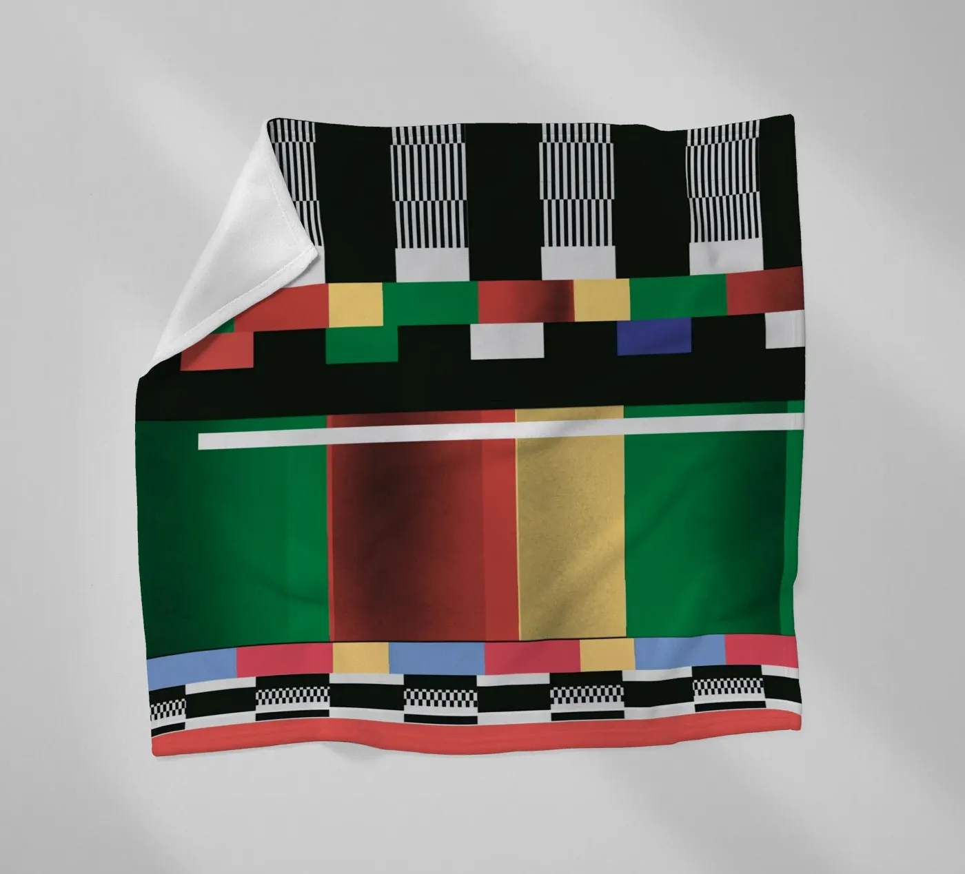 Storing patroon 01 fleecedeken van Little Dean