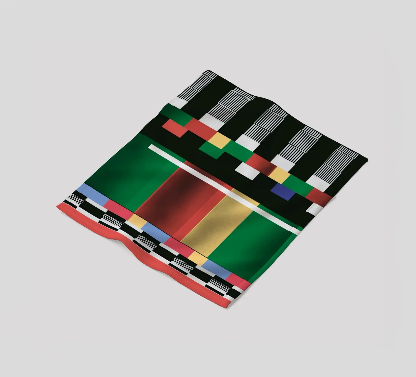 Storing patroon 01 fleecedeken van Little Dean