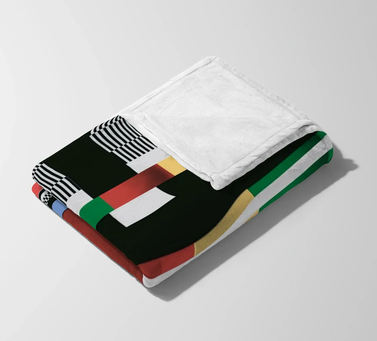 Storing patroon 01 fleecedeken van Little Dean