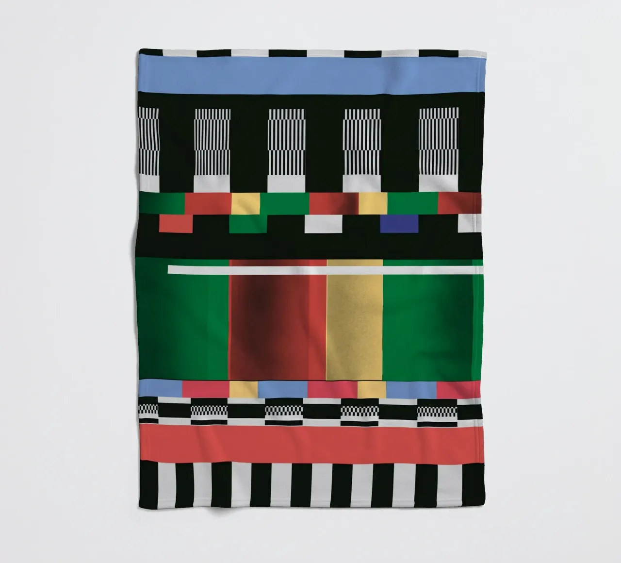 Storing patroon 01 fleecedeken van Little Dean