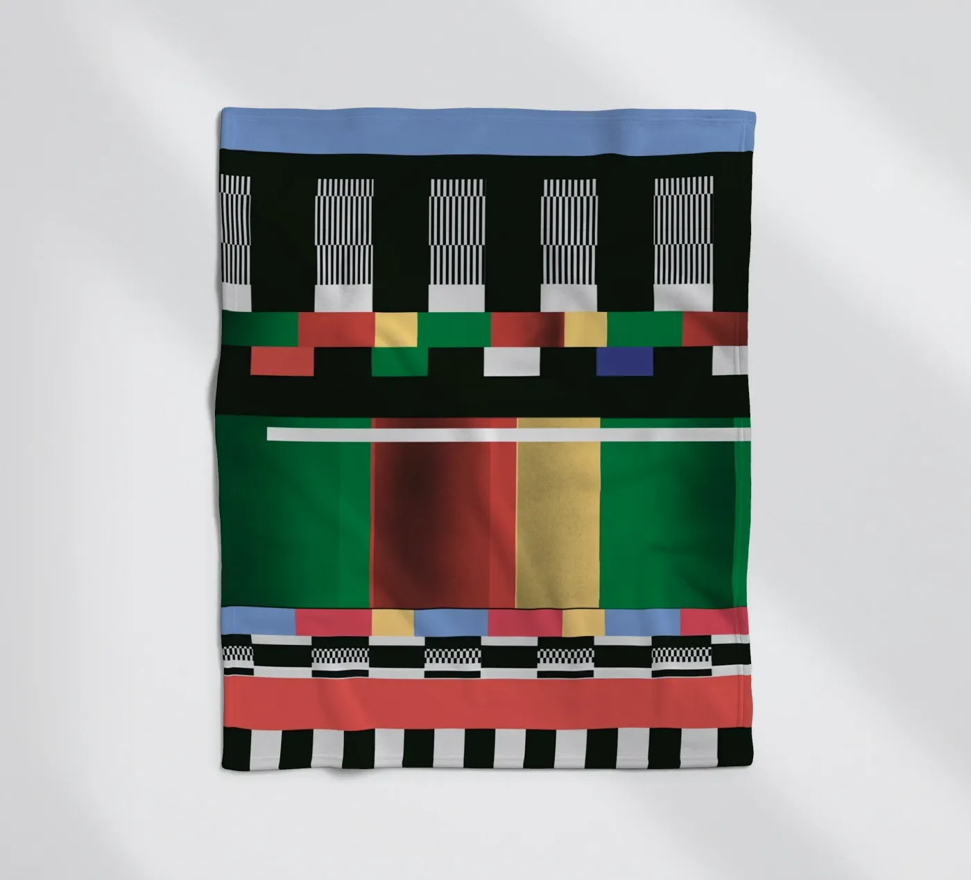 Storing patroon 01 fleecedeken van Little Dean