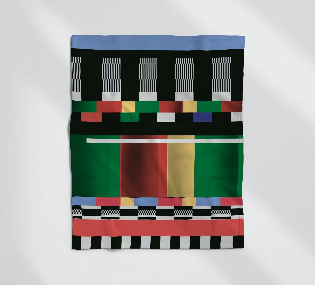 Storing patroon 01 fleecedeken van Little Dean