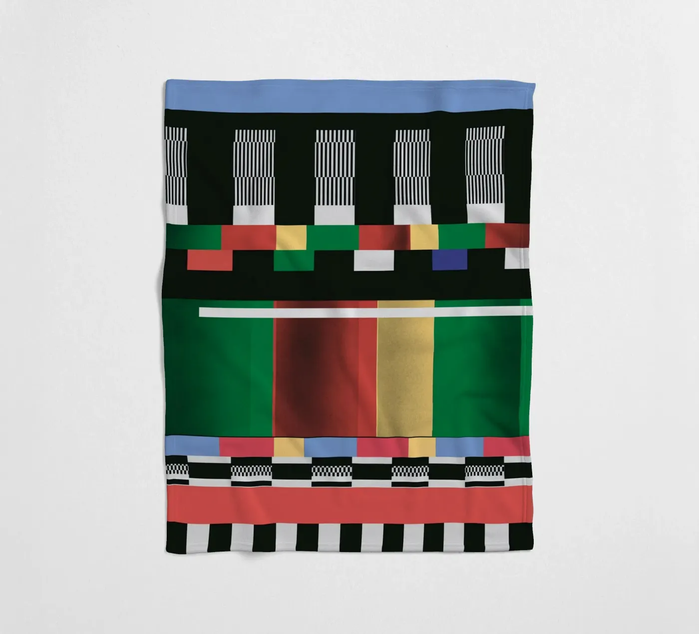 Storing patroon 01 fleecedeken van Little Dean