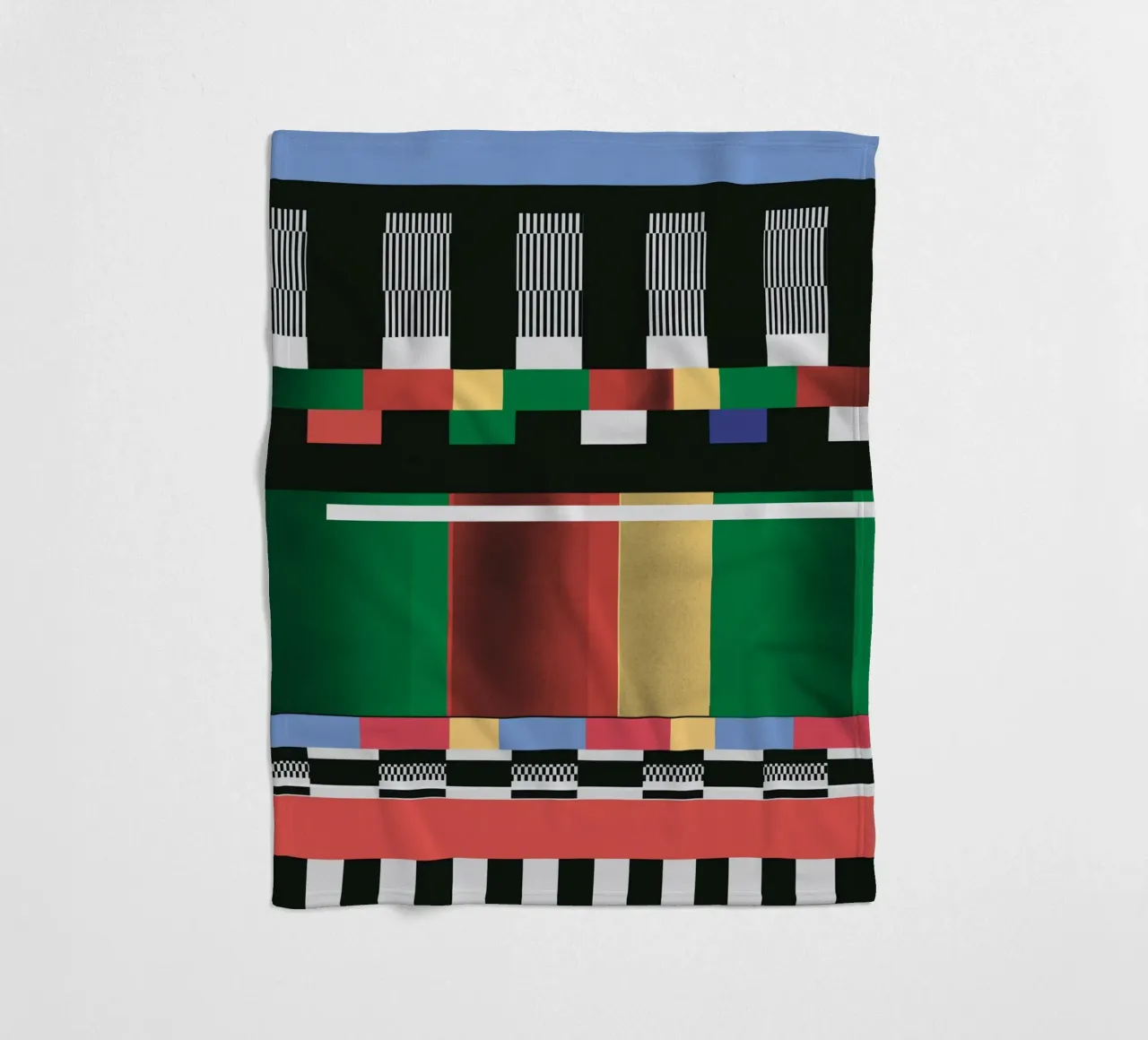 Storing patroon 01 fleecedeken van Little Dean