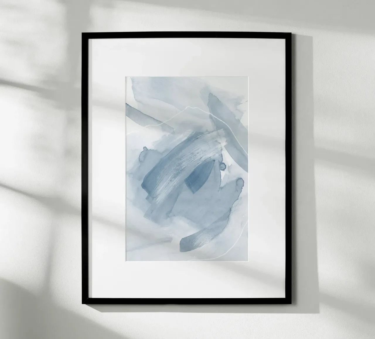 Pennellate di toni blu 2 poster da NouveauPrints