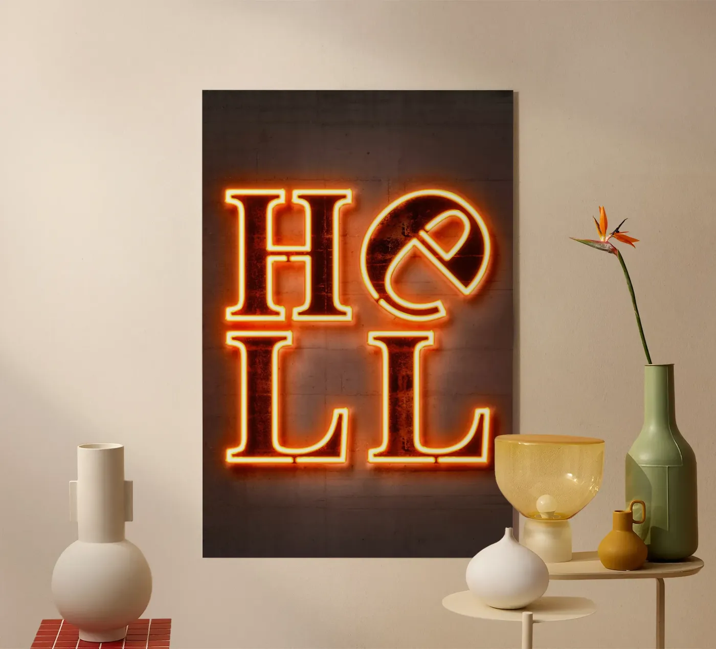 Hell Acryl-Glas von Octavian
