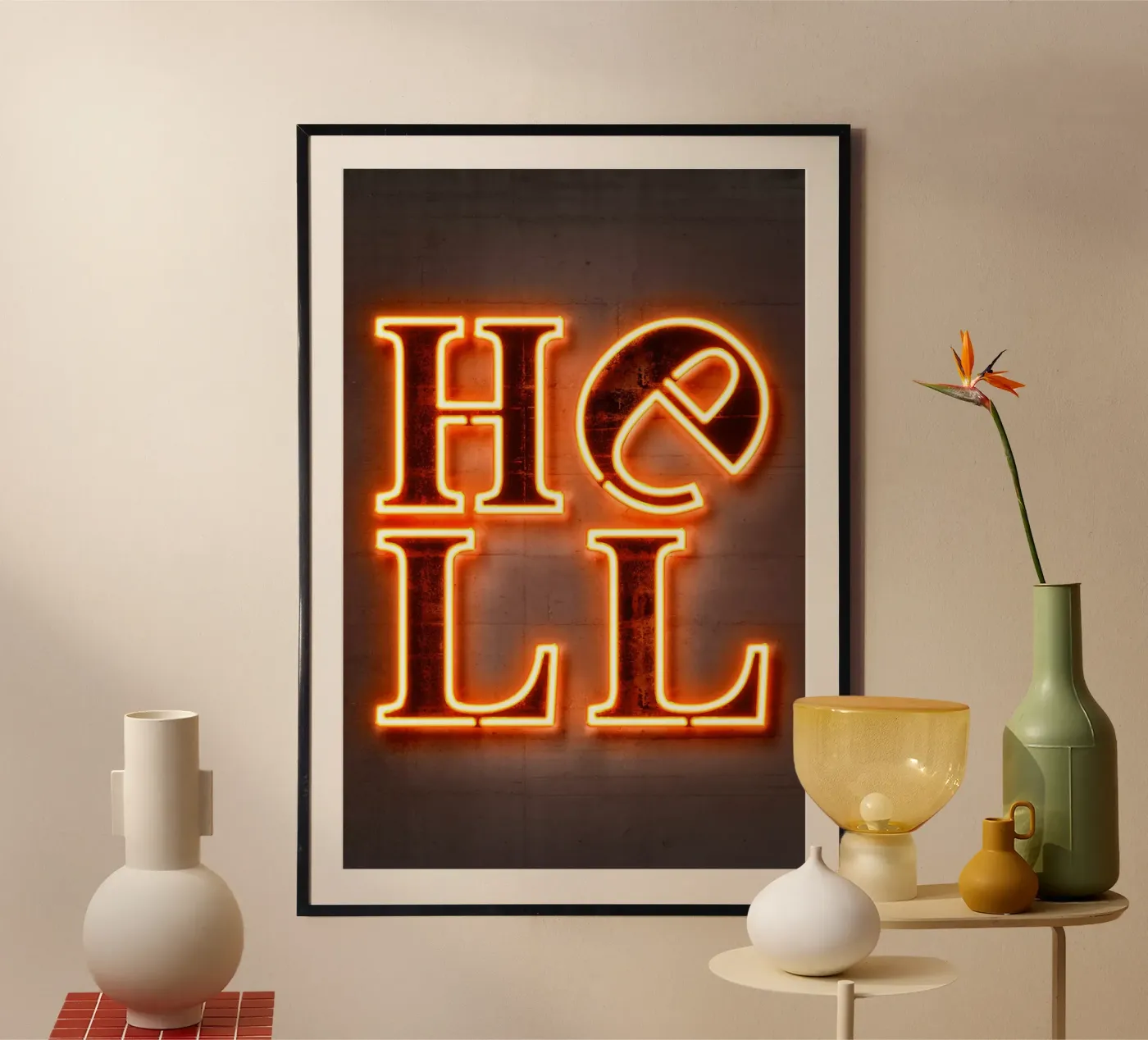 Hell poster van Octavian
