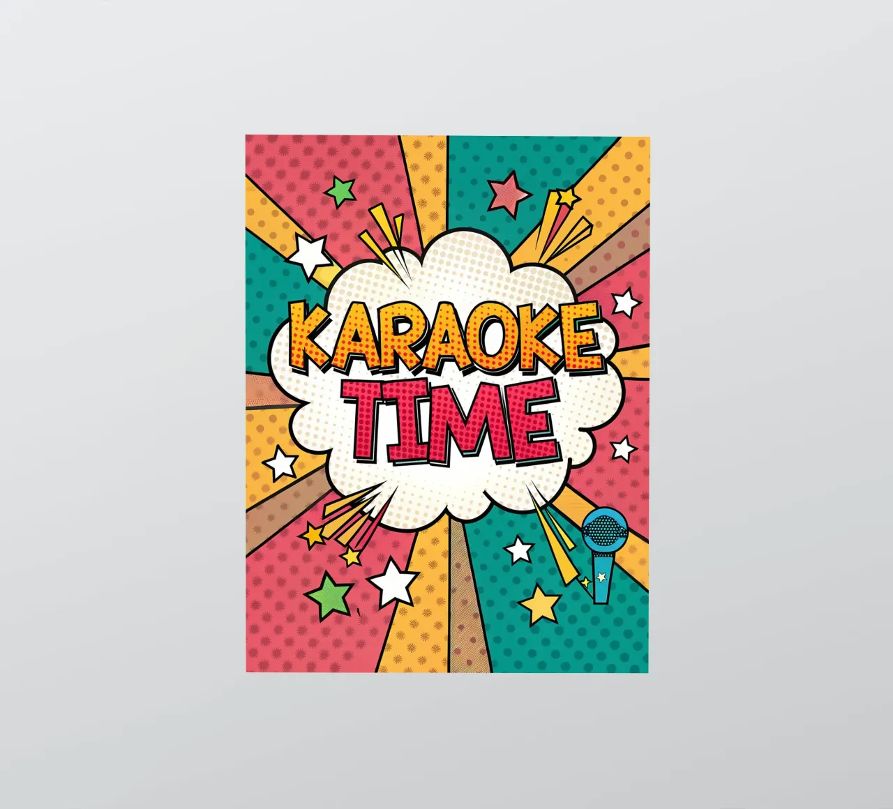Karaoke Time Retro Comic Style sticker by Jester Krew Art
