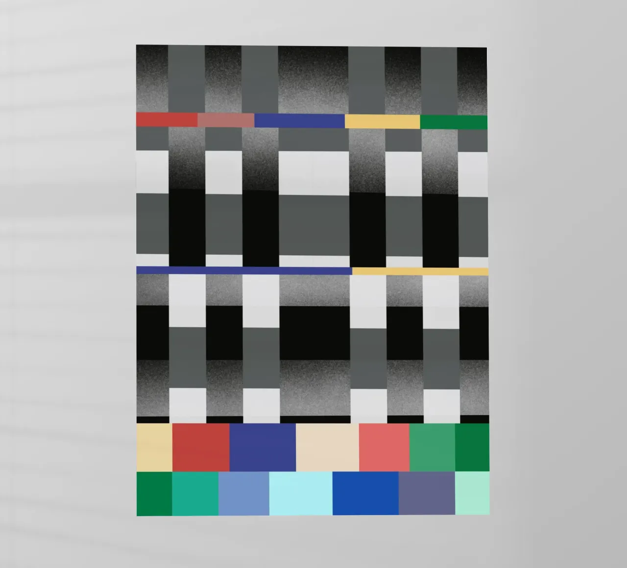 Modello Glitches 02 pellicola backlit da Little Dean