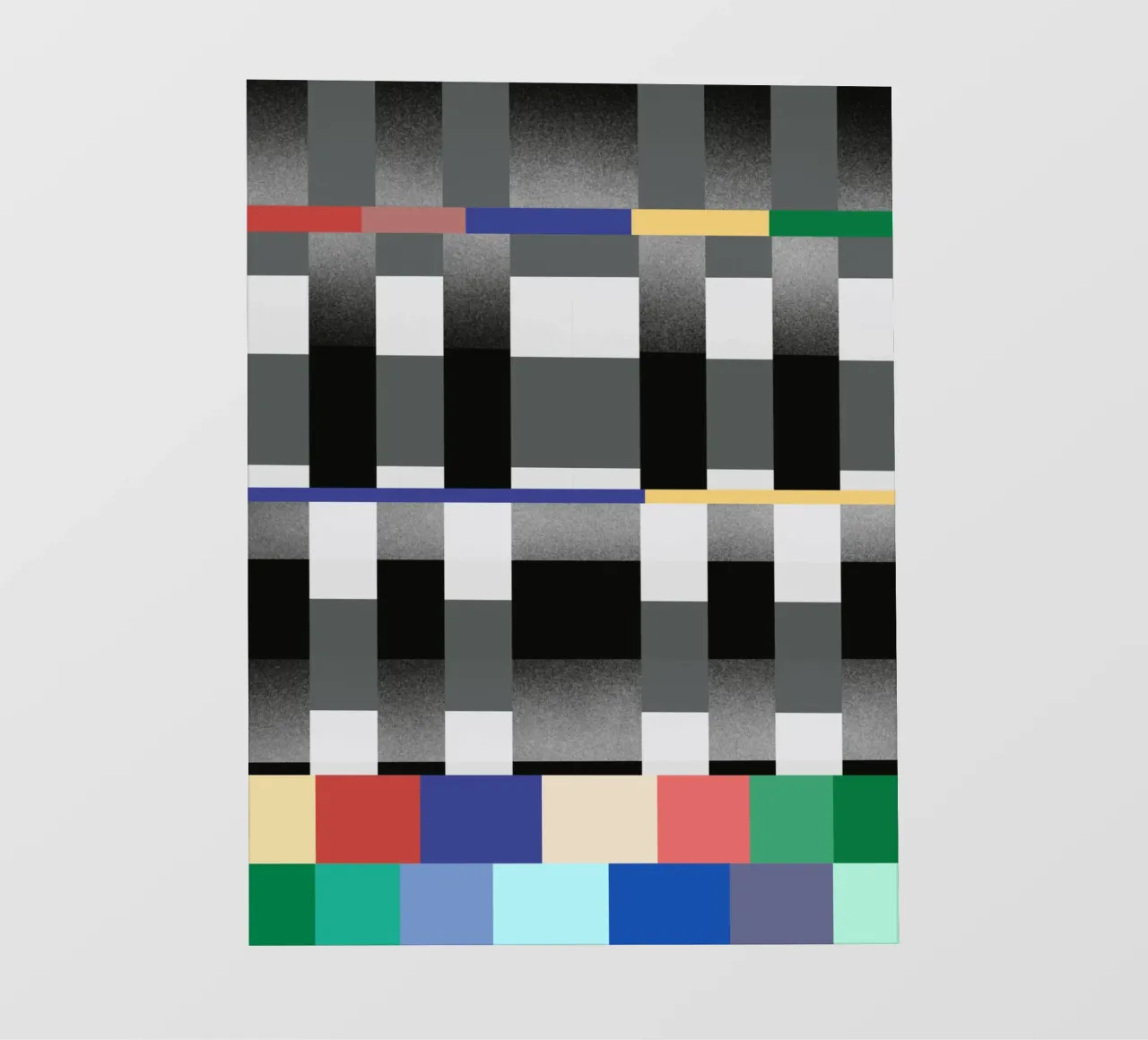 Modello Glitches 02 pellicola backlit da Little Dean