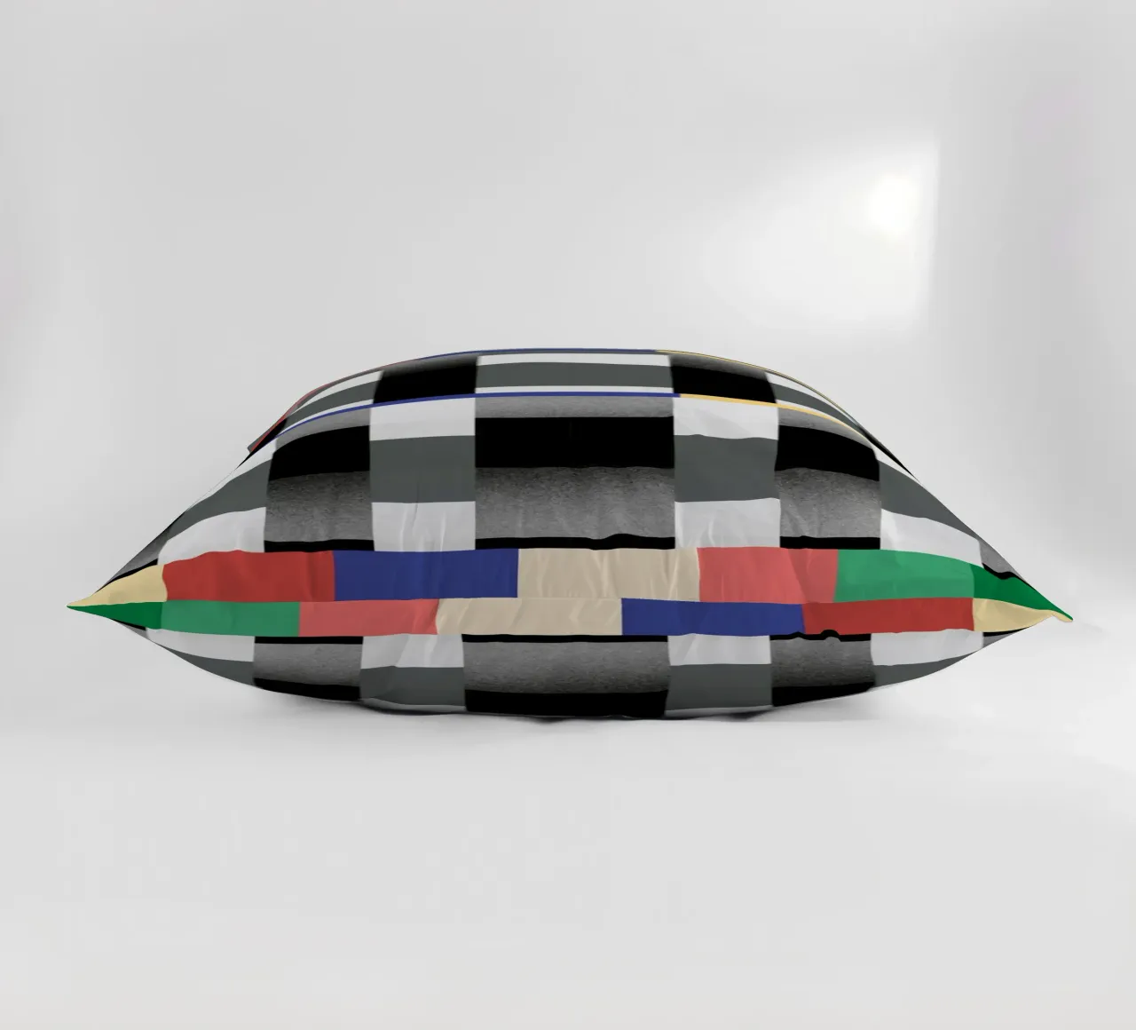 Glitches pattern 02 decorative cushion by Little Dean