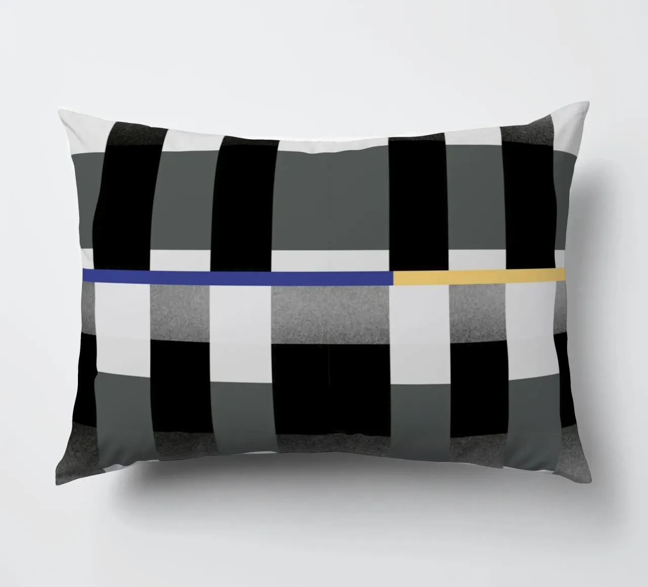 Glitches pattern 02 decorative cushion by Little Dean