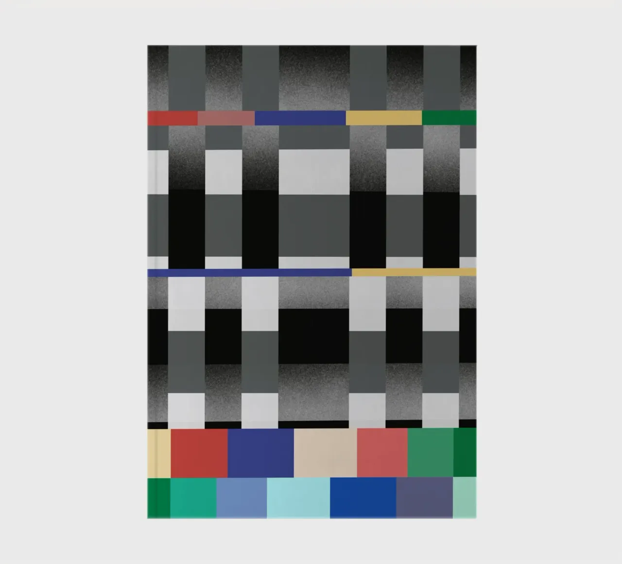 Glitches pattern 02 notebook by Little Dean