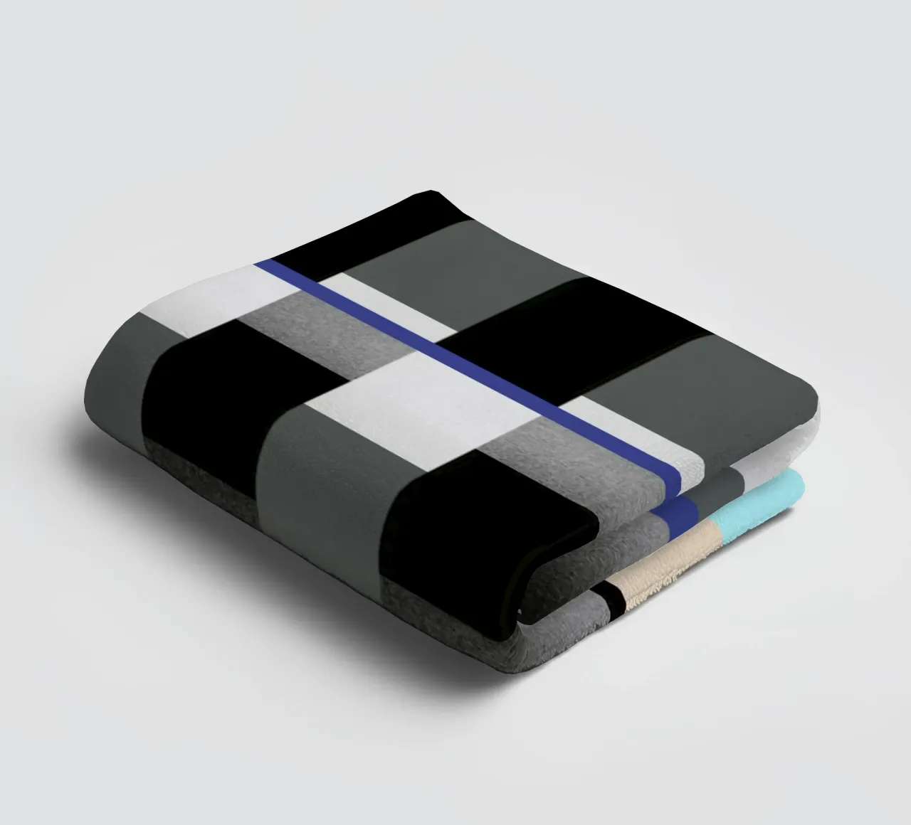 Modello Glitches 02 asciugamano da bagno da Little Dean