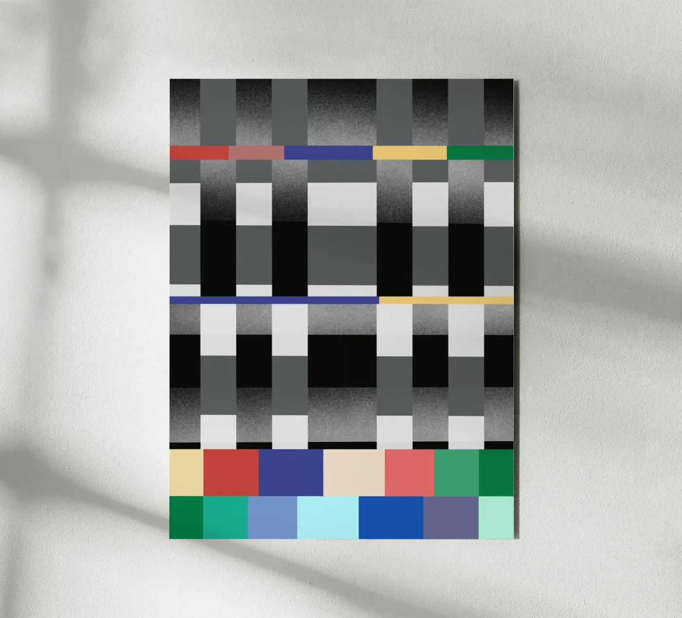 Glitches pattern 02 forex plate by Little Dean