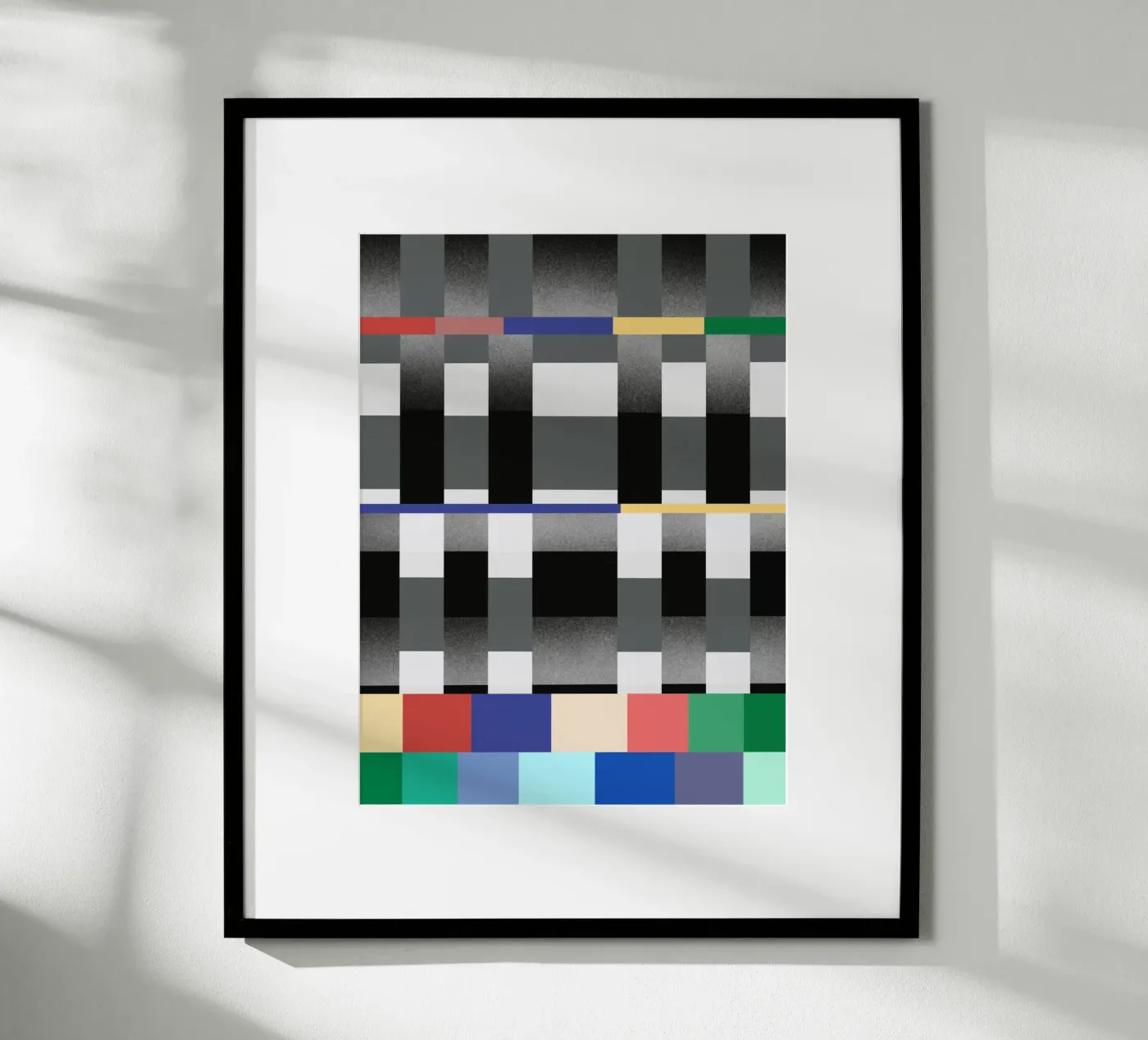 Glitches pattern 02 poster by Little Dean
