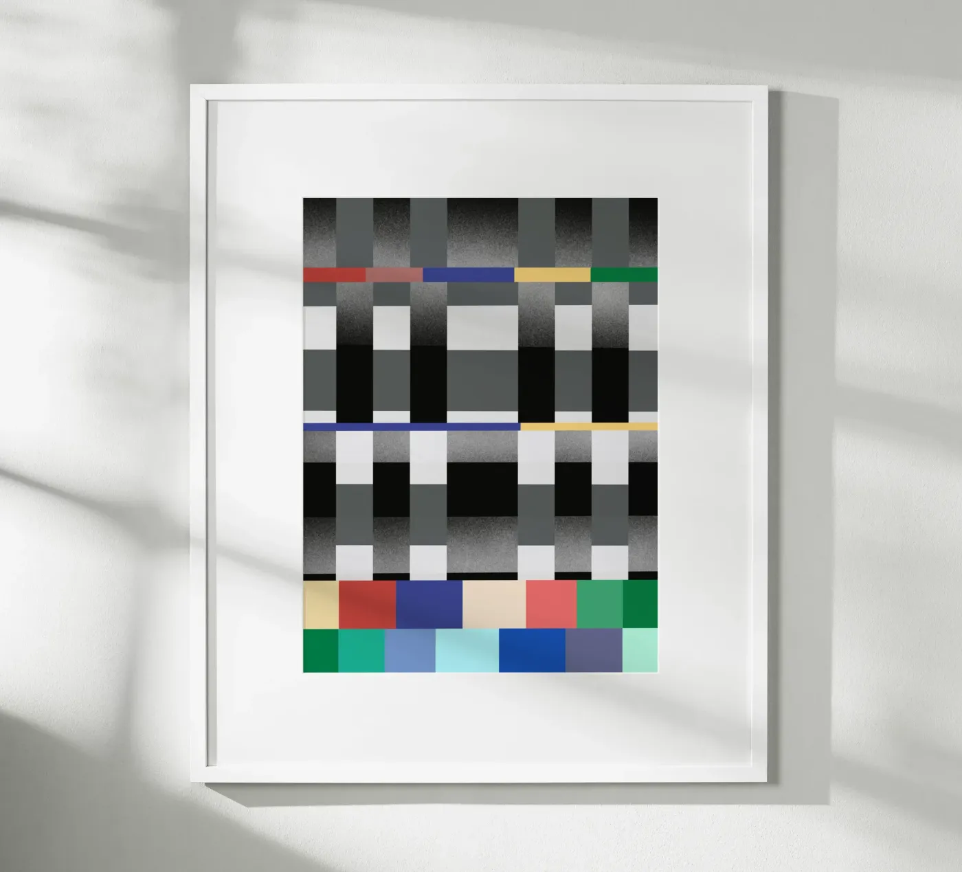 Glitches pattern 02 poster by Little Dean