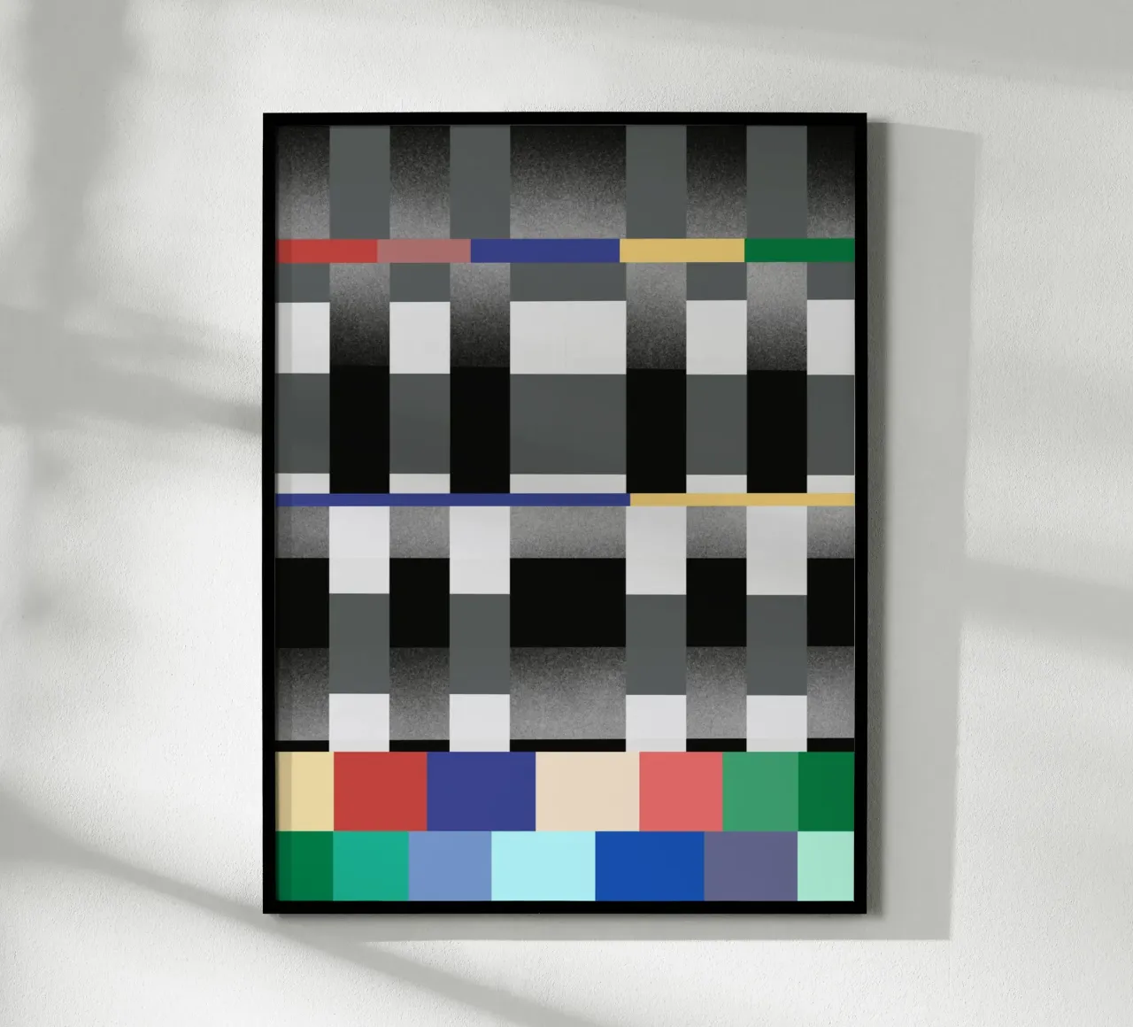 Glitches pattern 02 poster by Little Dean