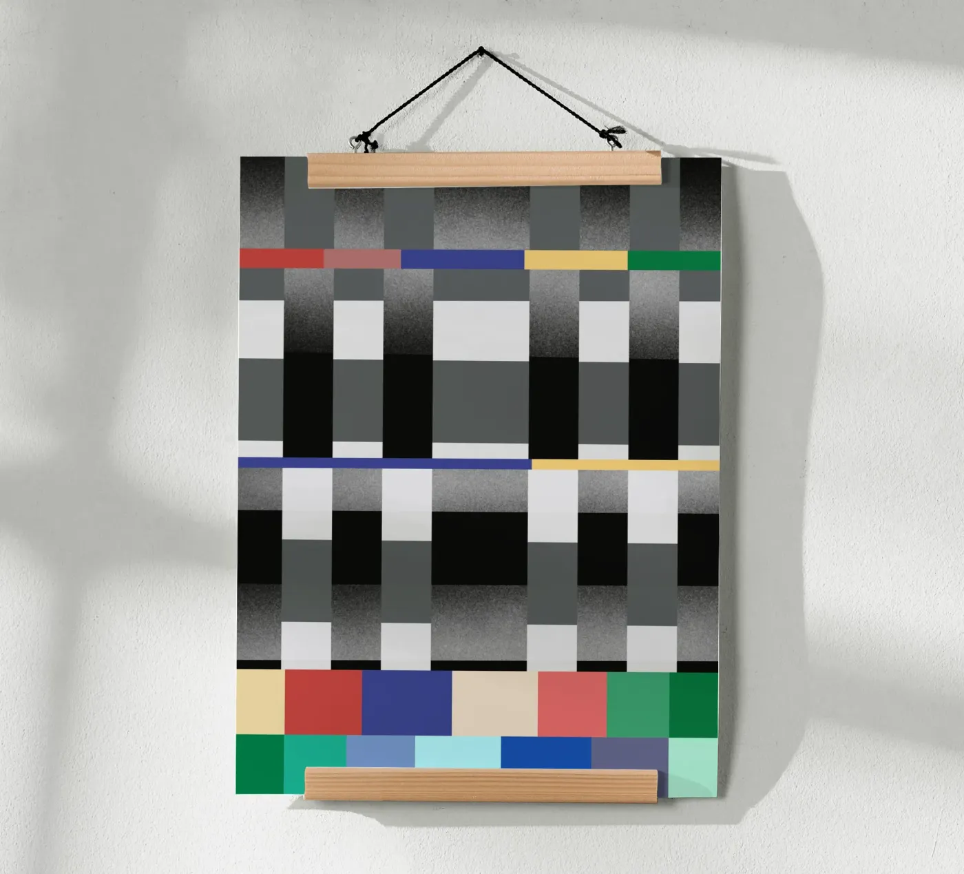 Glitches pattern 02 poster by Little Dean