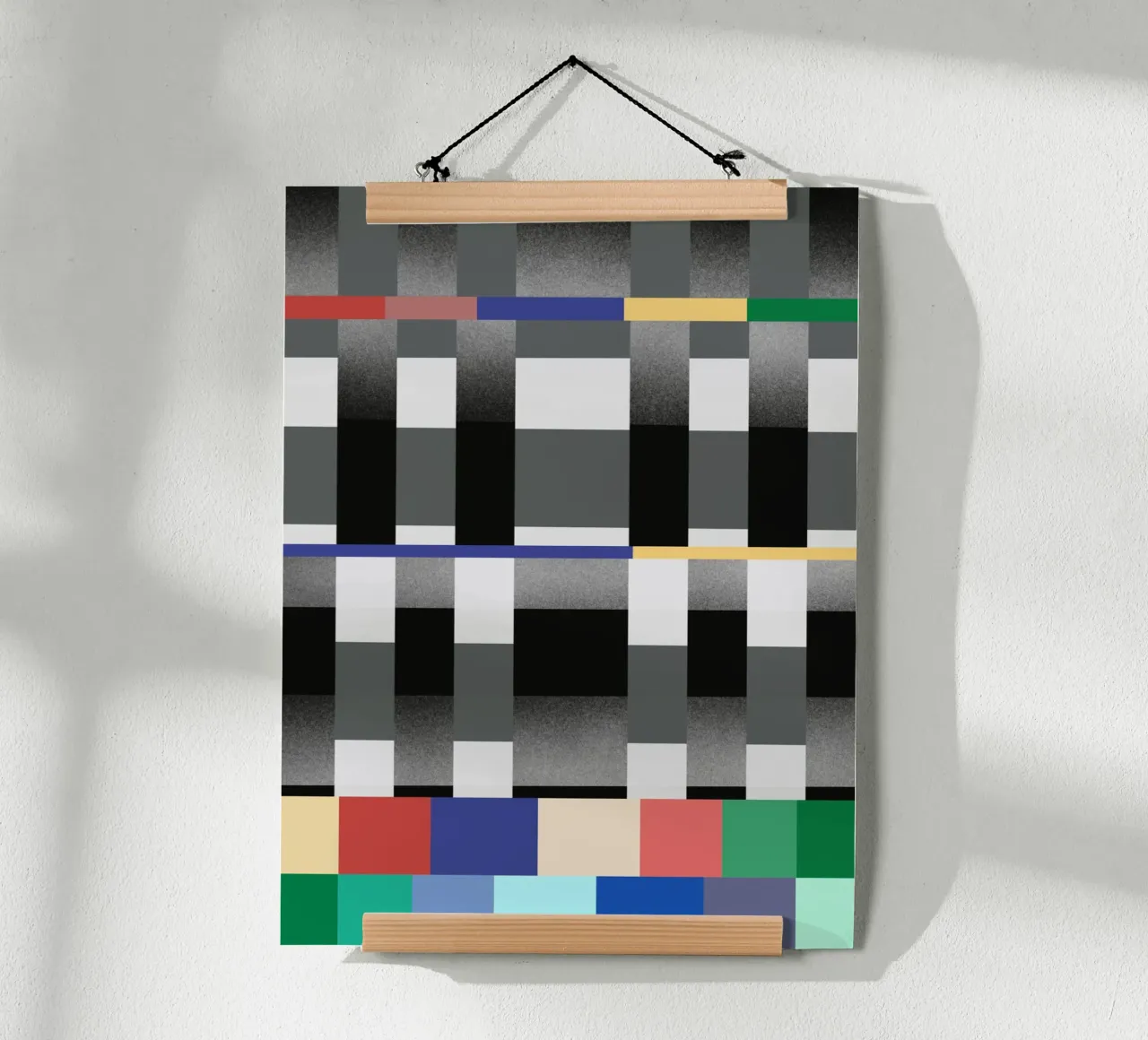 Glitches pattern 02 poster by Little Dean