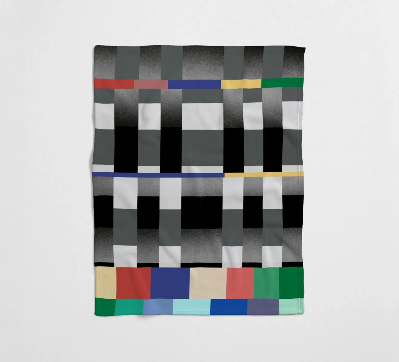 Glitches Muster 02 Fleecedecke von Little Dean