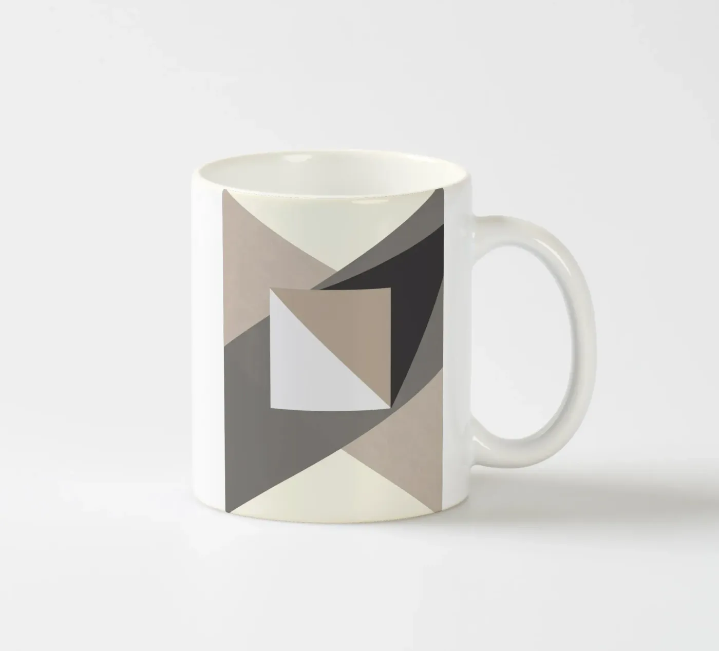 Composition square Keramik Tasse von Little Dean