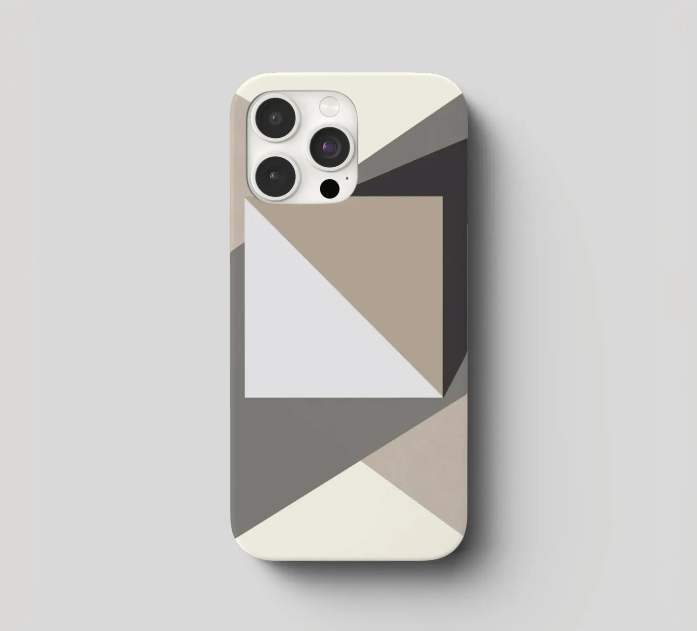Composition square iphone case by Little Dean