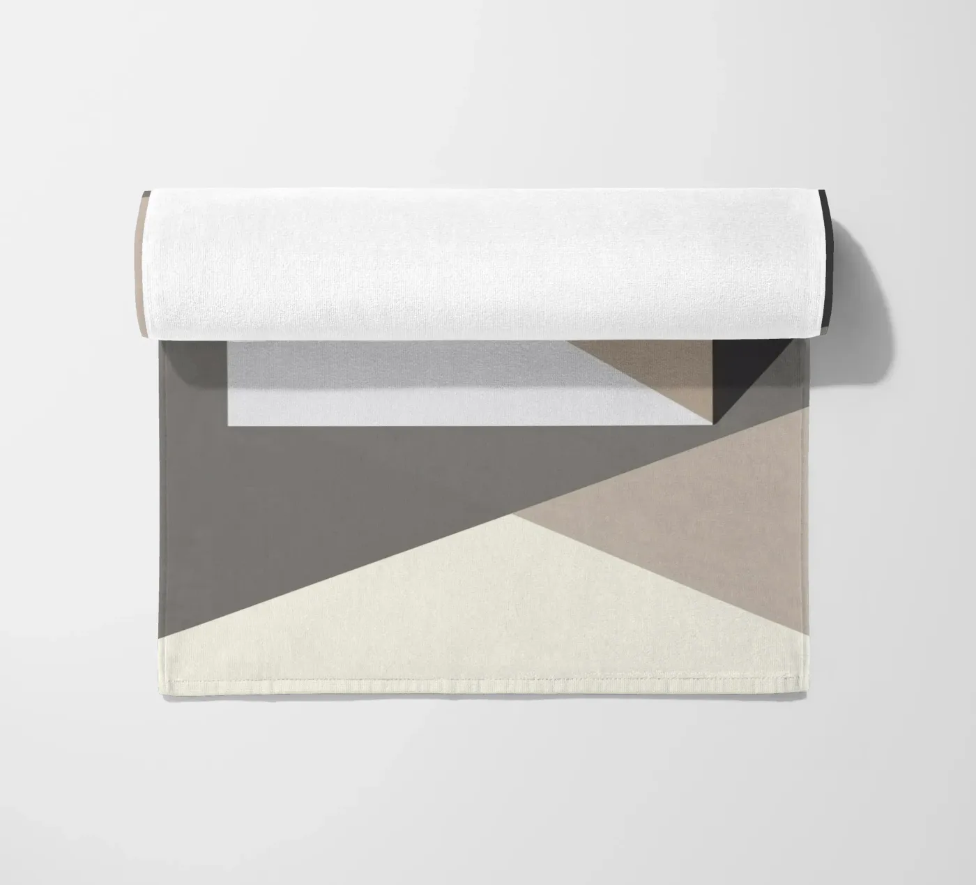Composition square beach towel by Little Dean
