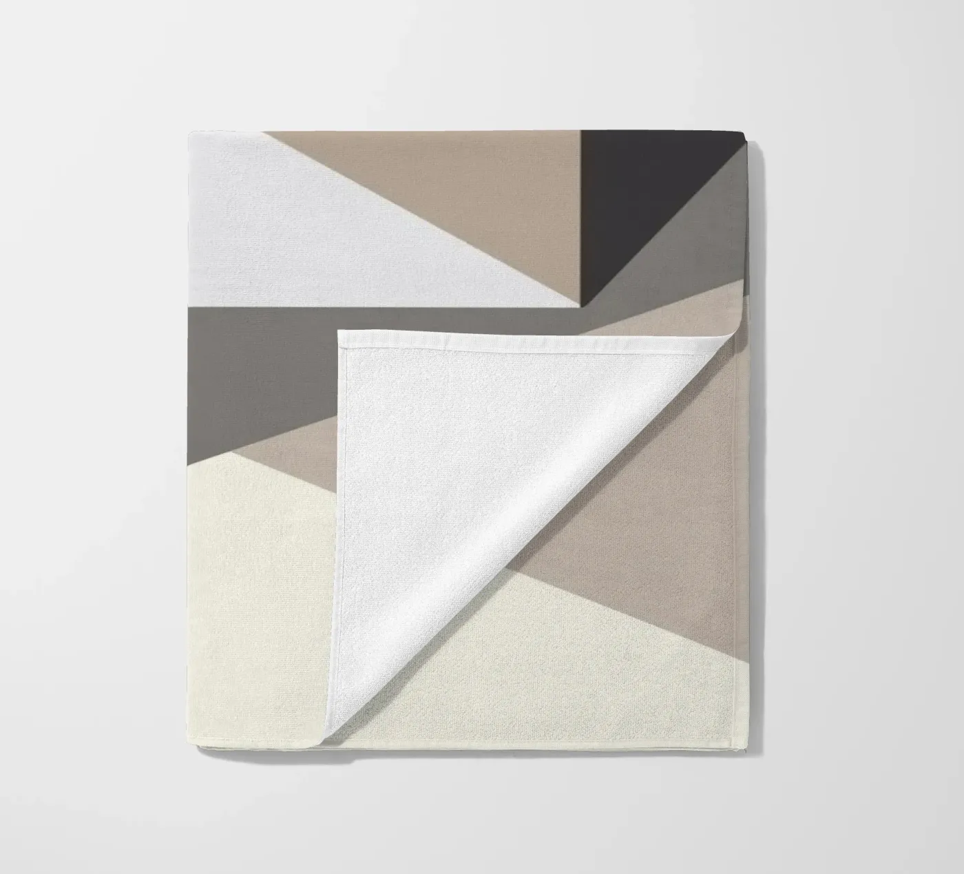 Composition square beach towel by Little Dean
