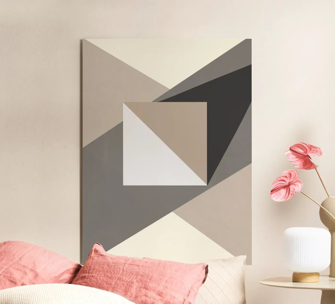 Composition square alu-dibond by Little Dean