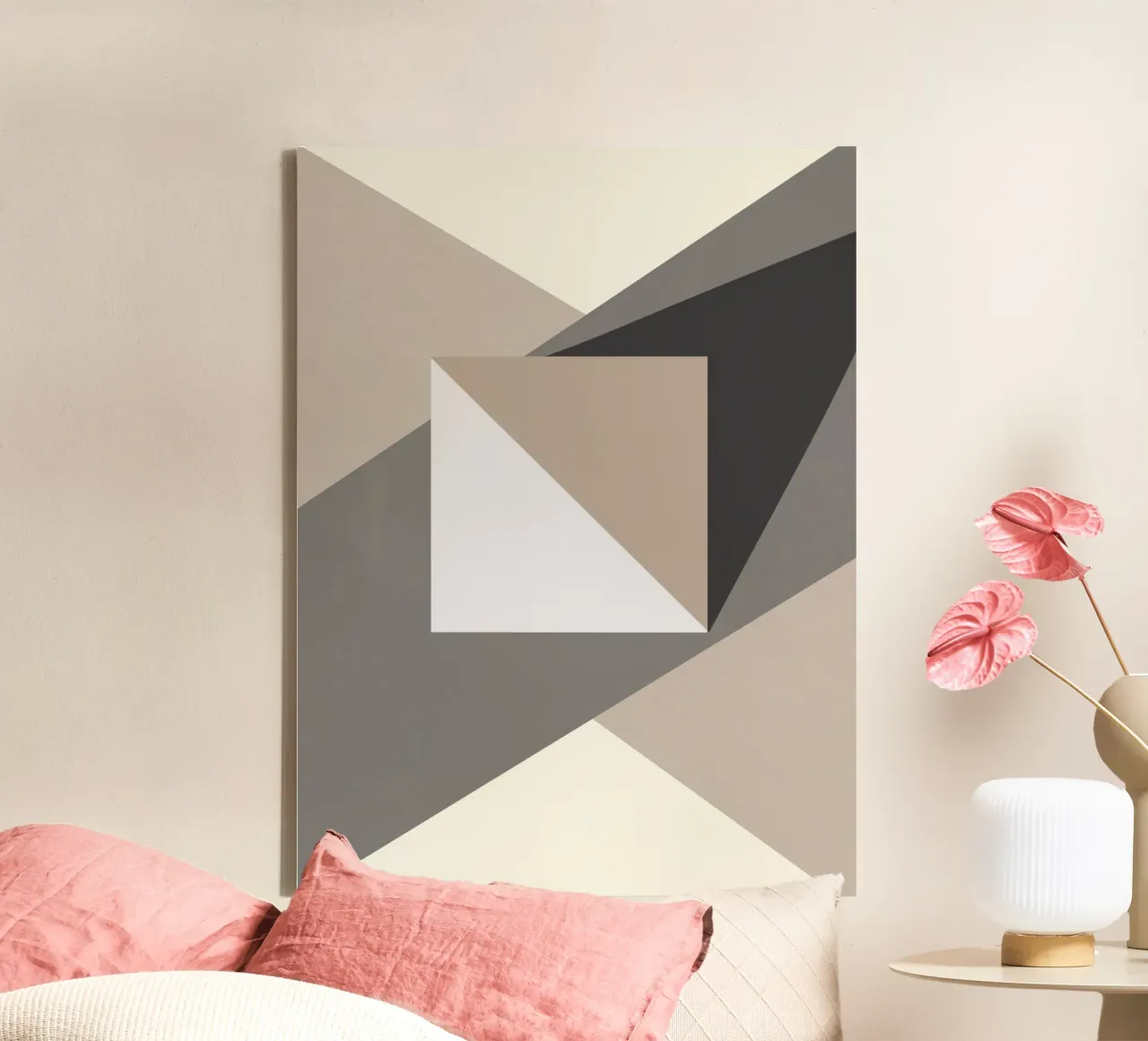 Composition square canvas by Little Dean