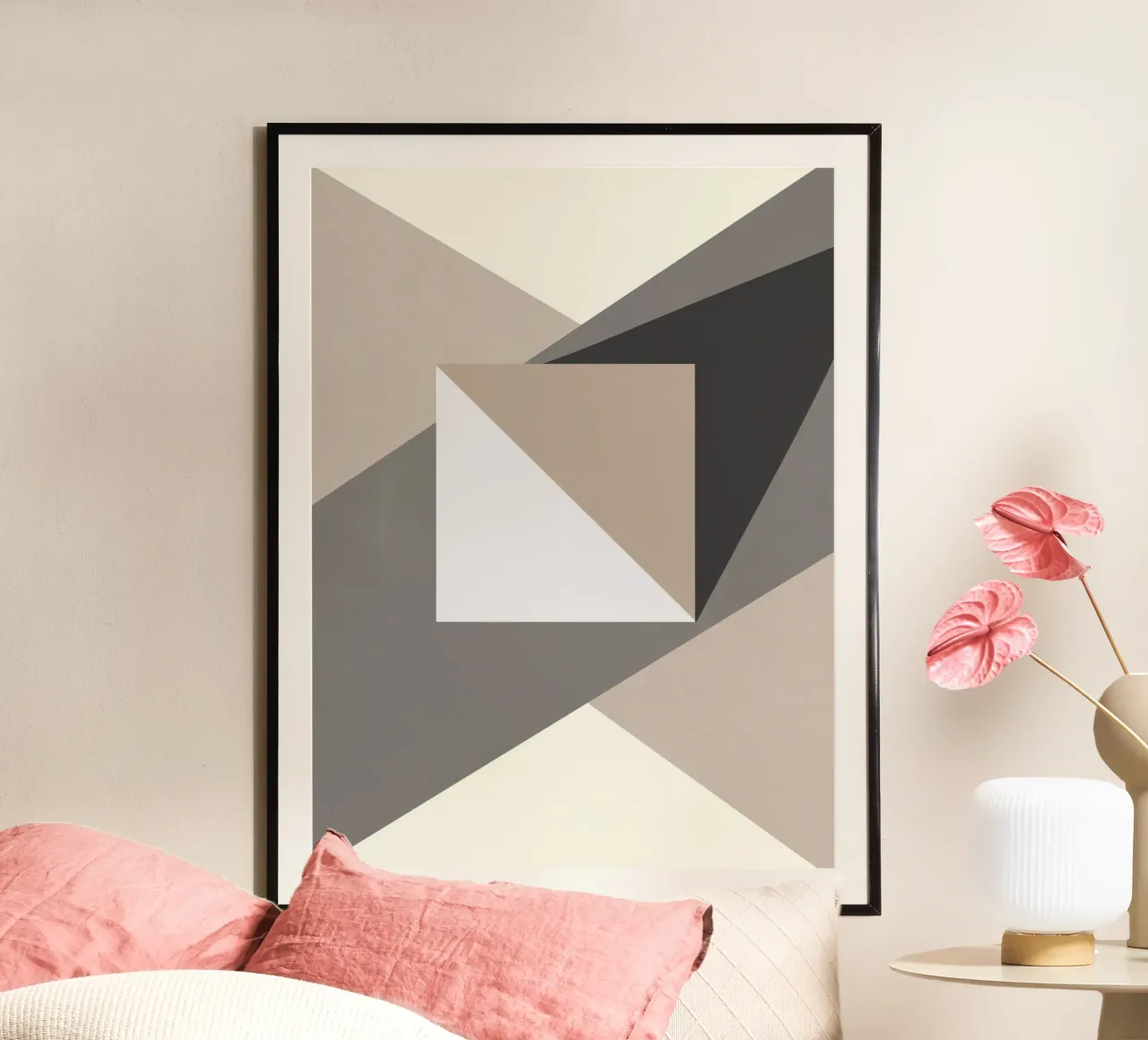 Composition square poster by Little Dean