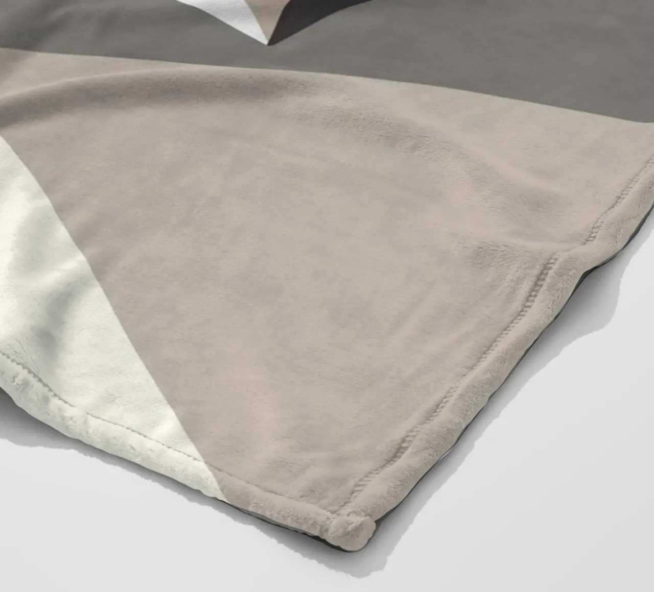 Composition square fleece blanket by Little Dean