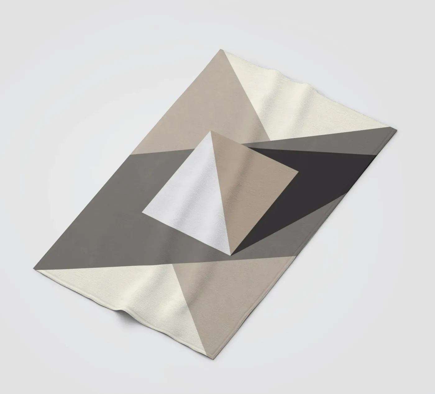 Composition square plaid polaire de Little Dean