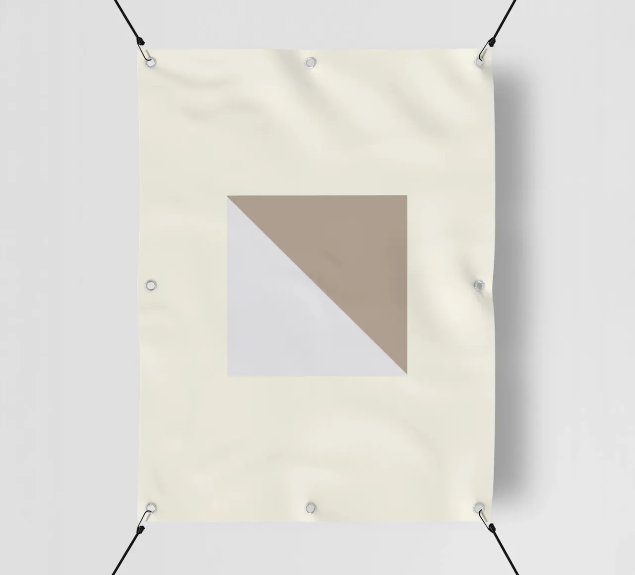 Beige minimale telo in pvc da Little Dean