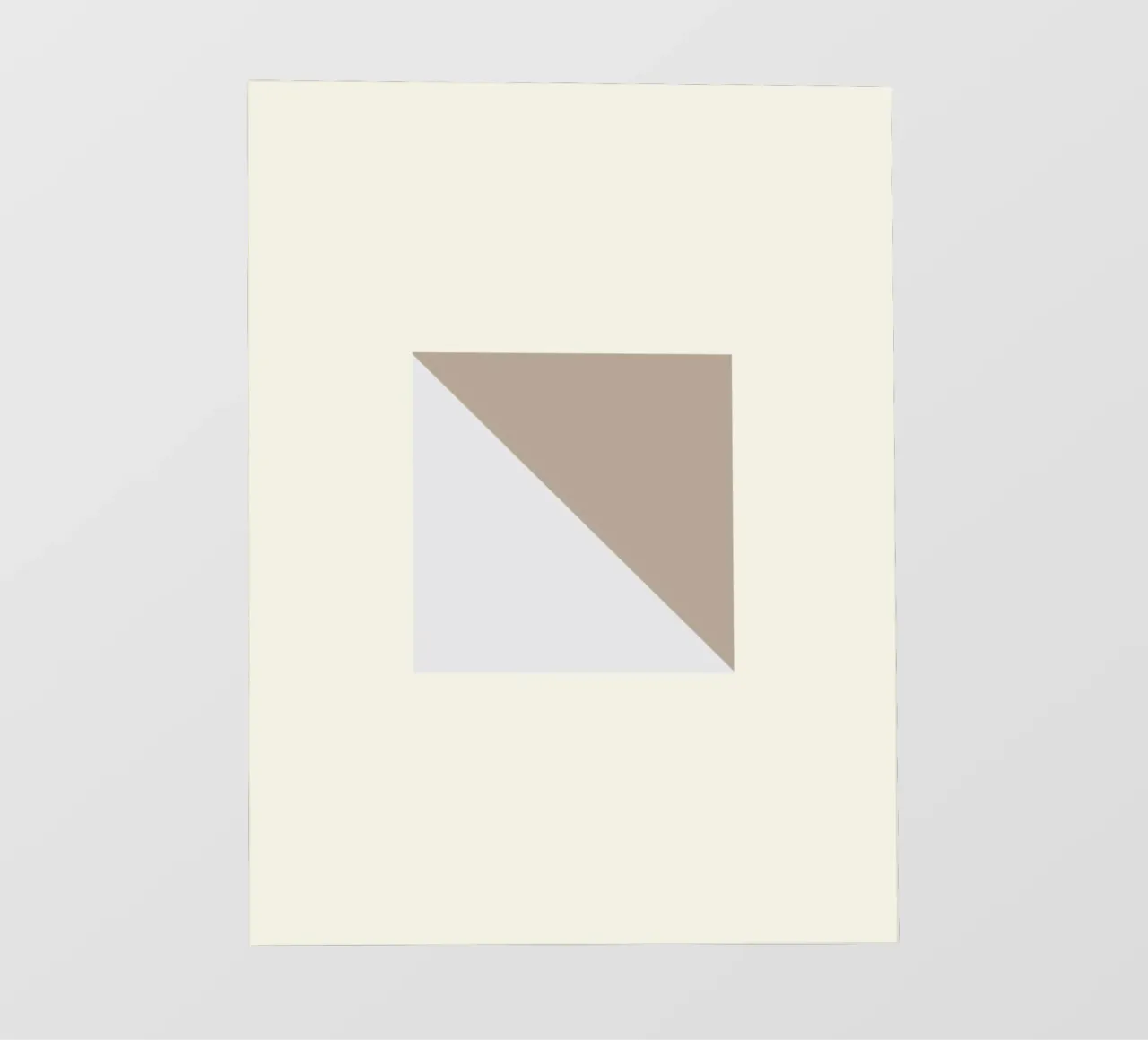 Beige minimale telo in pvc da Little Dean