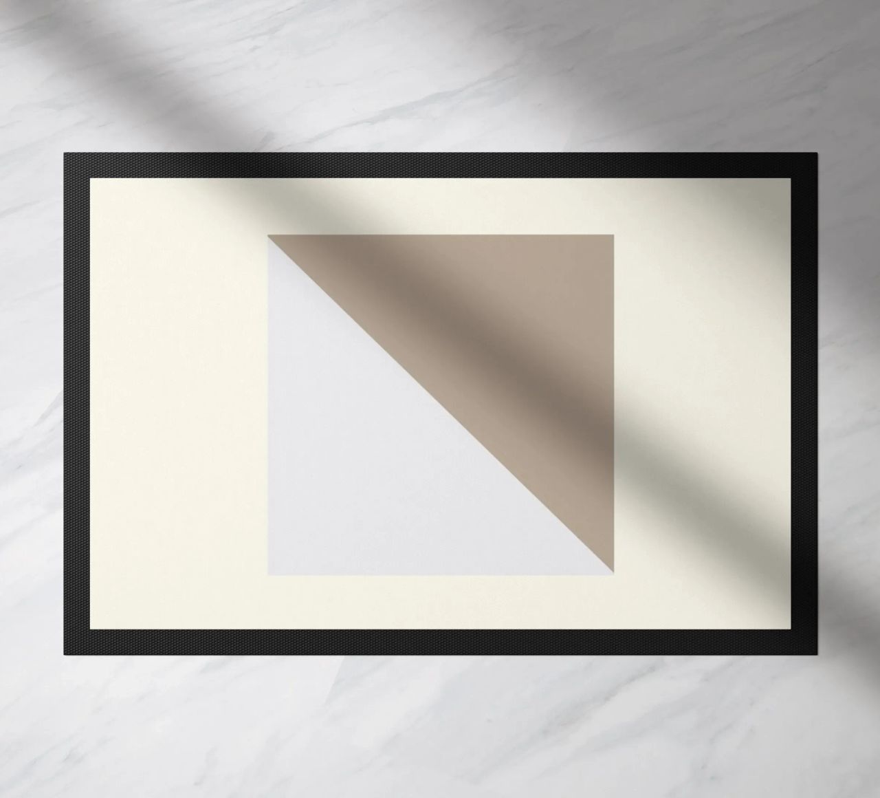 Beige minimale zerbino da Little Dean