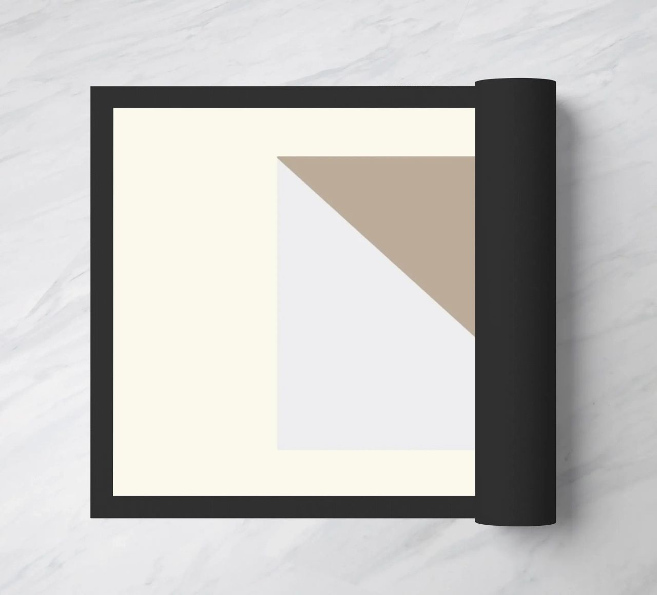 Beige minimale zerbino da Little Dean