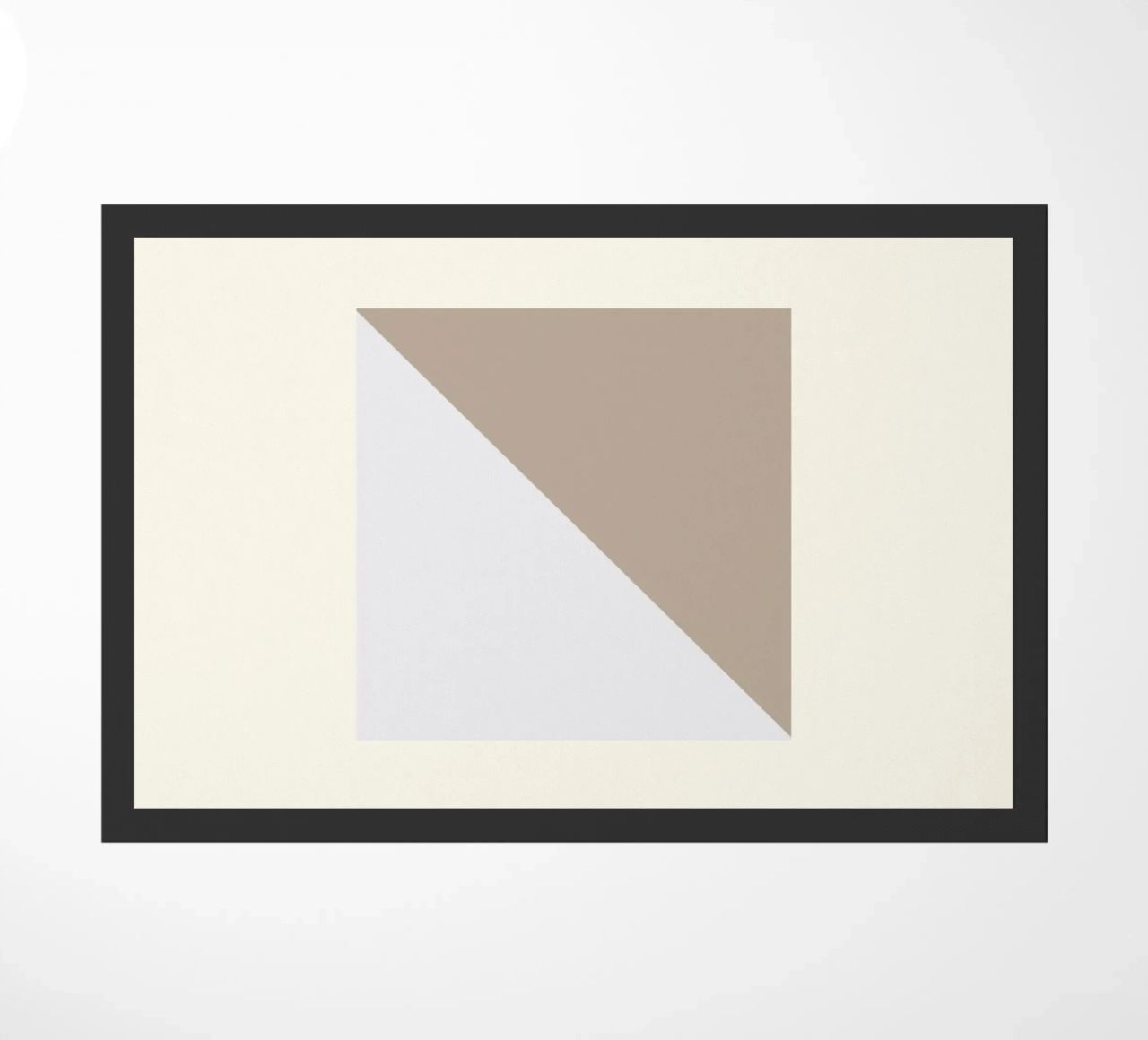 Beige minimale zerbino da Little Dean